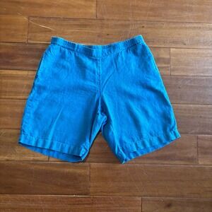 J.Jill 100% Linen Shorts Coastal Grandmother|Relaxed Fit|Vacation|Petite Medium